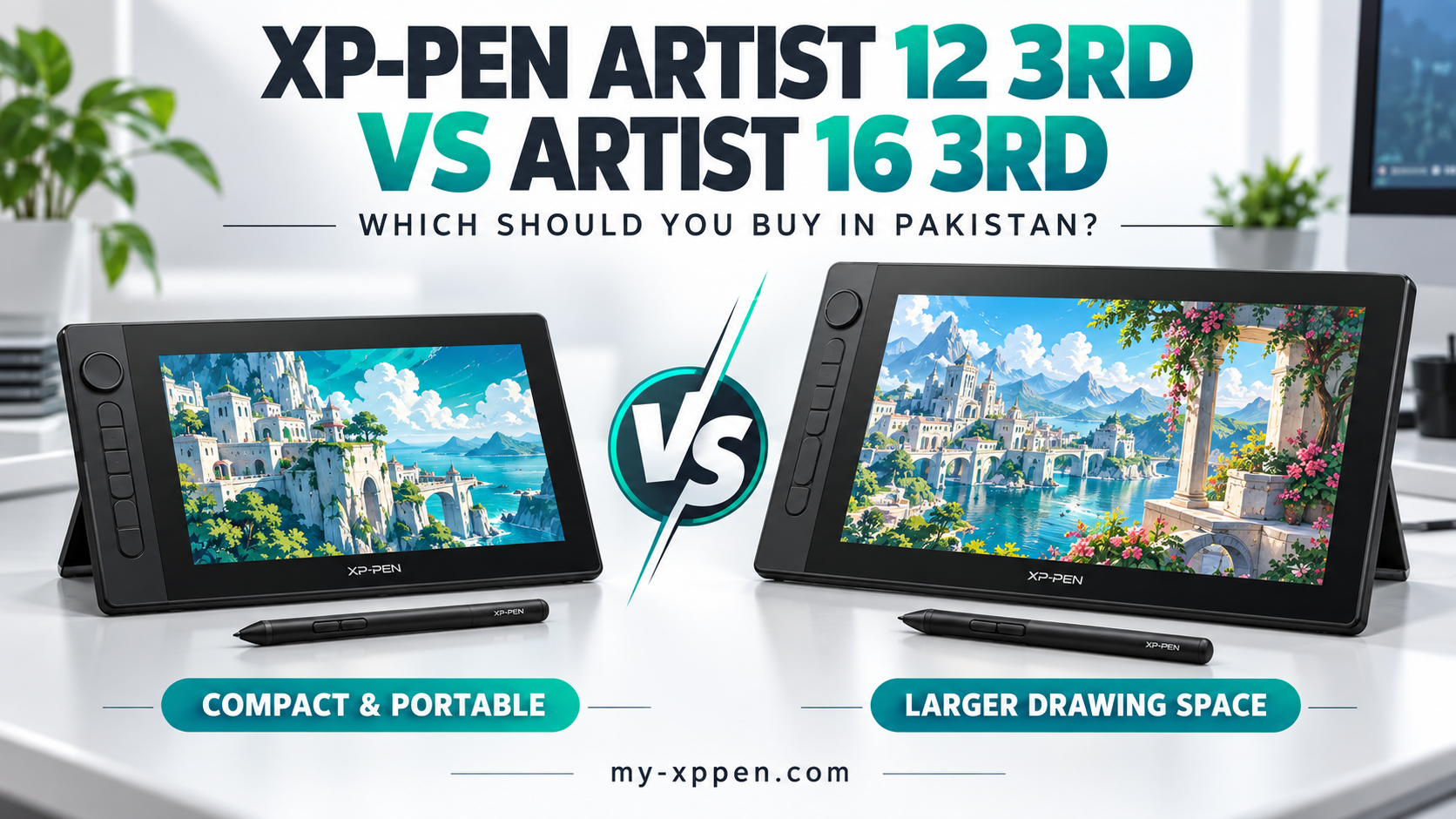 XP-PEN Artist 12 3rd vs Artist 16 3rd