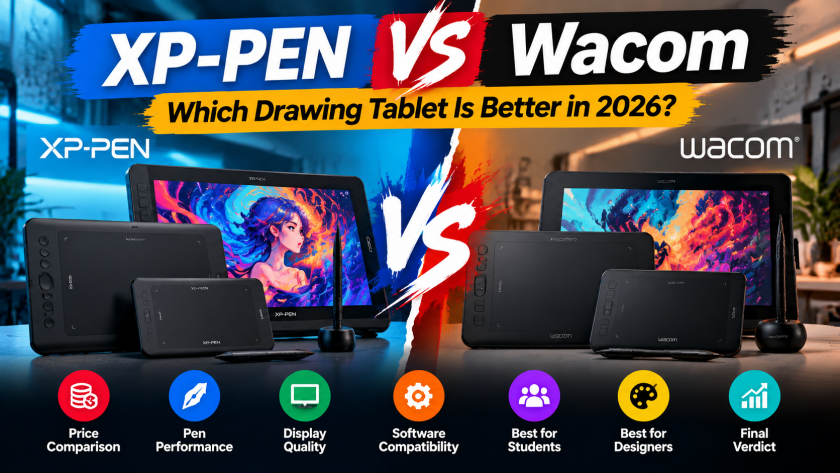 XP-PEN vs Wacom Tablets