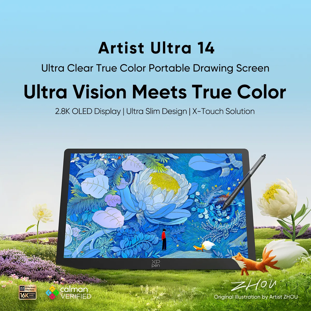 XPPEN Artist Ultra 14 Drawing Display - Image 2